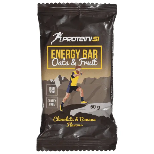 PROTEINI.SI energetski bar čokolada banana mlečni premaz 60g 0