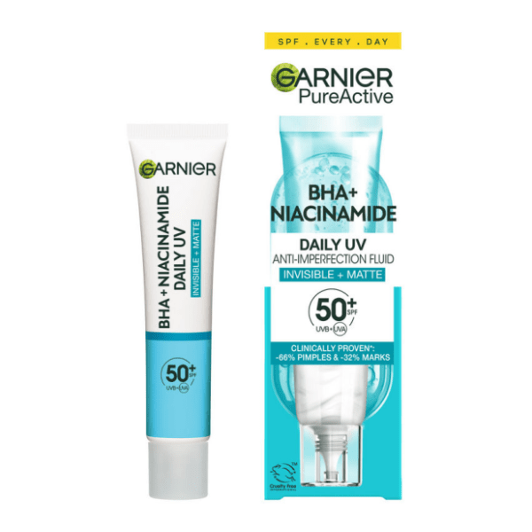 GARNIER Pure active matirajući fluid za zaštitu od sunca SPF50+ 40ml 0