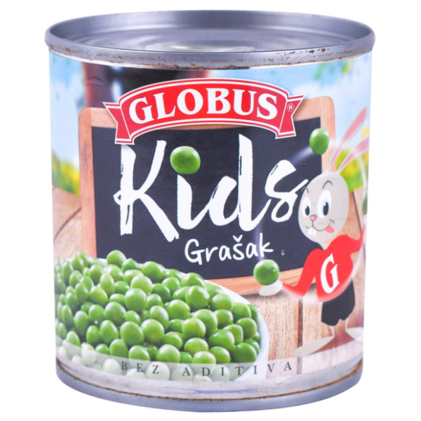 Grašak GLOBUS ekstra fini kids 200g 0