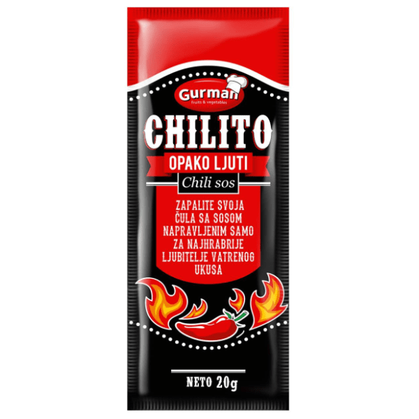 Sos GURMAN Chilito opako ljuti 20g 0