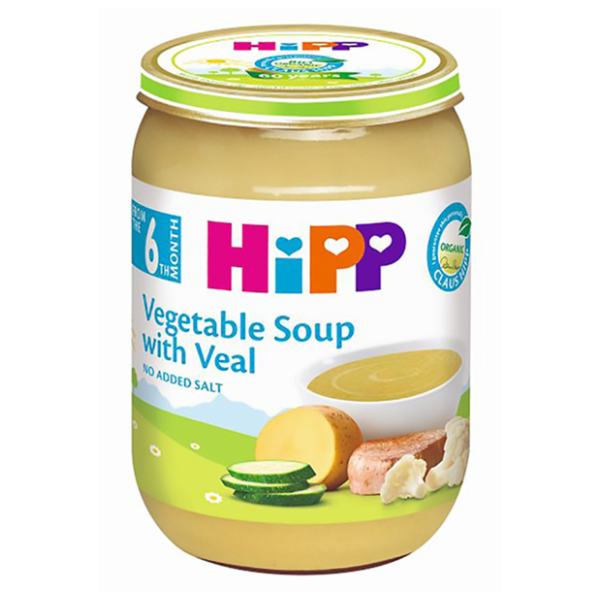 HIPP supa od povrća sa teletinom 190g 0