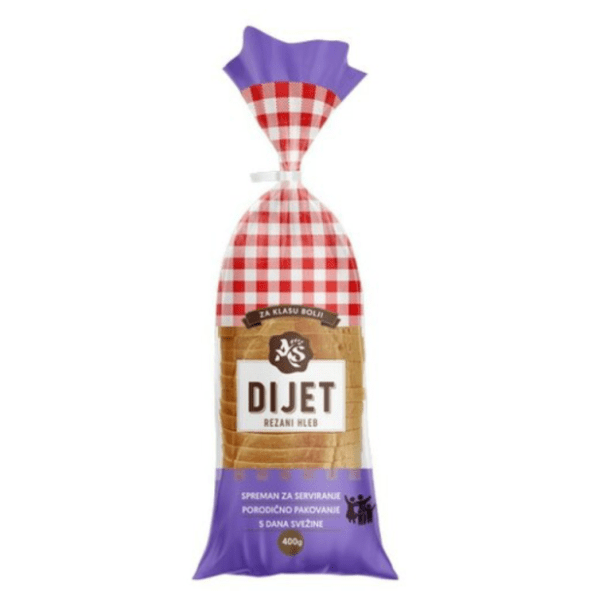 Hleb dijet rezani AS Vitas 400g 0