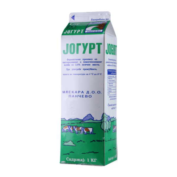 Jogurt 2,8%mm MLEKARA PANČEVO 1l 0