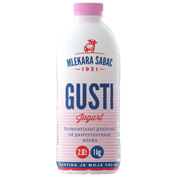 Jogurt MLEKARA ŠABAC gusti 2,8%mm 1kg 0