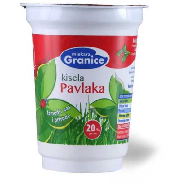 Kisela pavlaka GRANICE 20%mm 400g 0