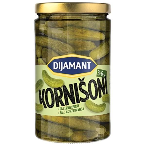 Kornišoni DIJAMANT 3-6cm 670g 0