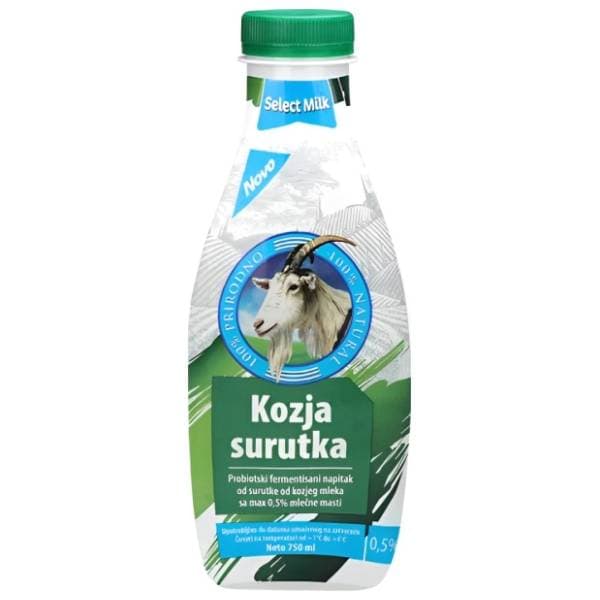 Kozja surutka SELECT MILK 750ml 0