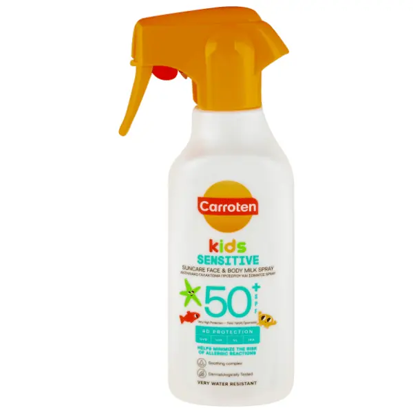 Mleko za sunčanje CARROTEN kids sensitive SPF50+ 270ml 0