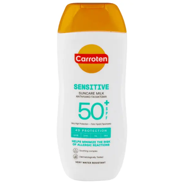 Mleko za sunčanje CARROTEN sensitive SPF50+ 200ml 0