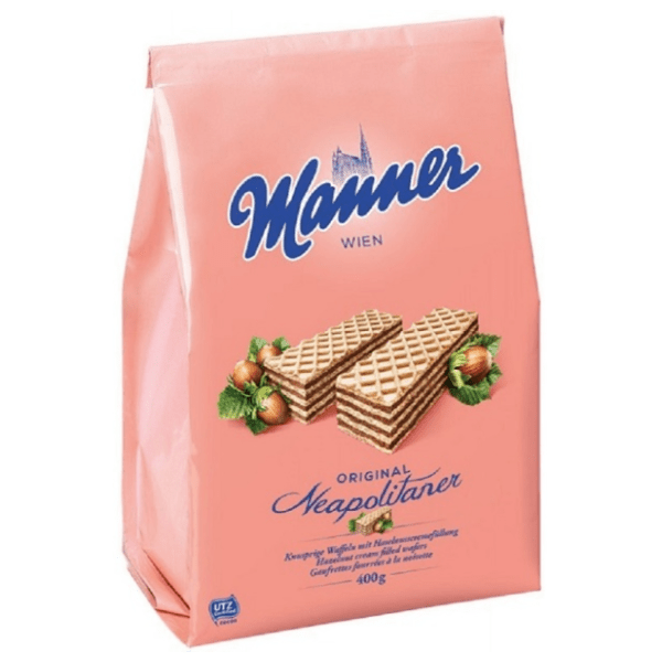 Napolitanke MANNER lešnik krem 400g 0