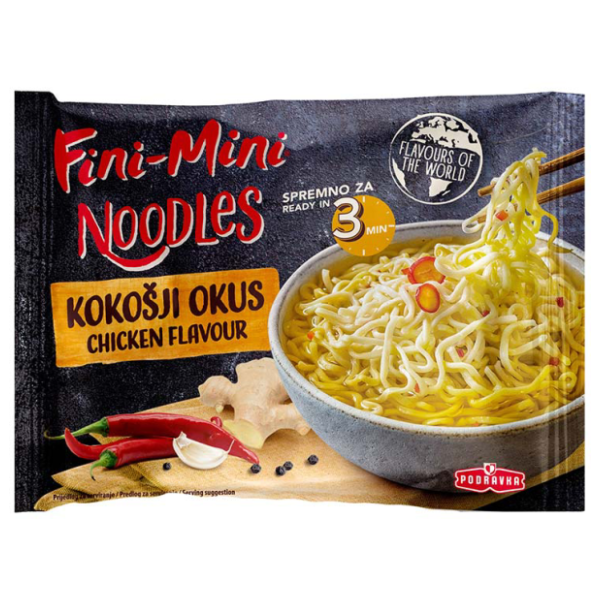 Nudle PODRAVKA kokošije fini-mini 75g 0
