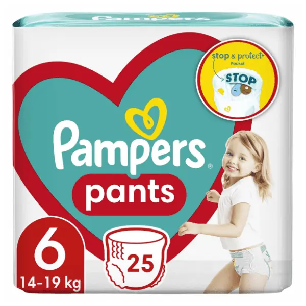 PAMPERS pelene pants VP 6 25kom 0
