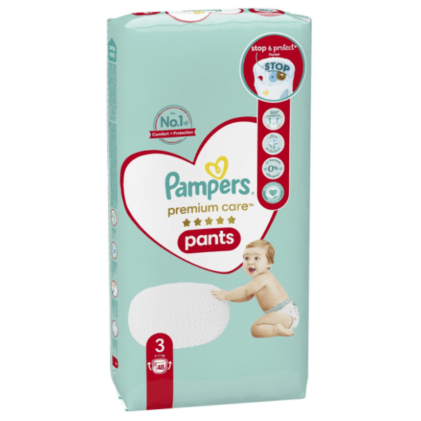 PAMPERS pelene premium pants VP 3 48kom 0