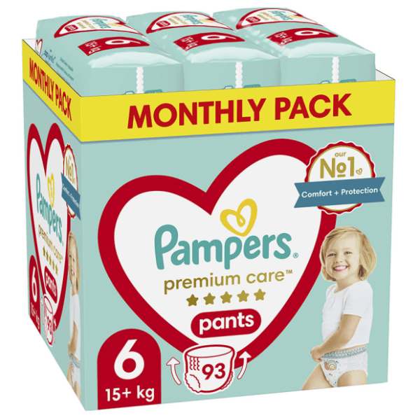 PAMPERS pelene premium care pants 6 93kom 0