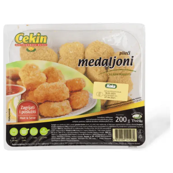 Panirani pileći medaljoni CEKIN 200g 0