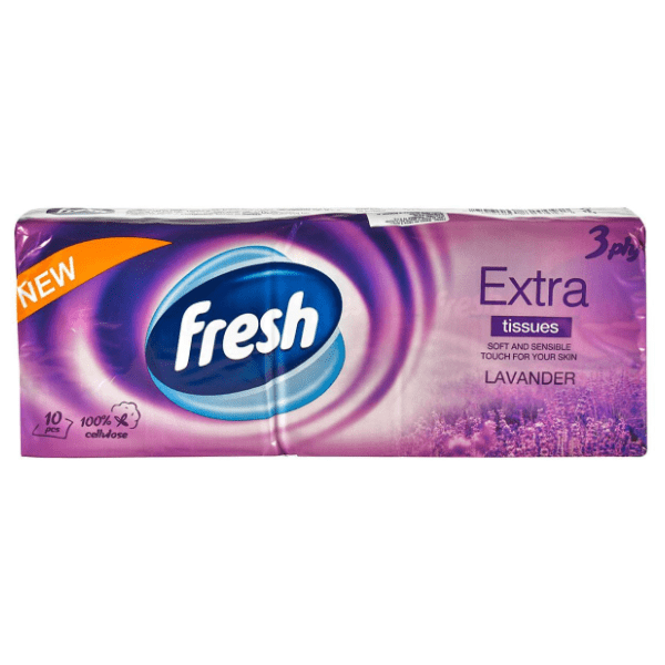 Papirne maramice FRESH extra lavanda 3sloja 10kom 0