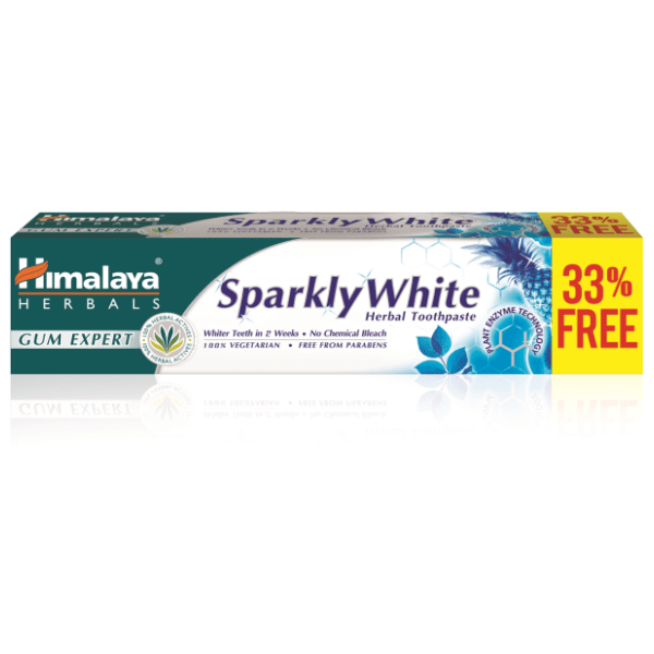 Pasta HIMALAYA herbals sparkly white 75ml + 25ml gratis 0