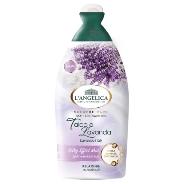 Pena za kupanje L'ANGELICA lavanda talk 500ml 0