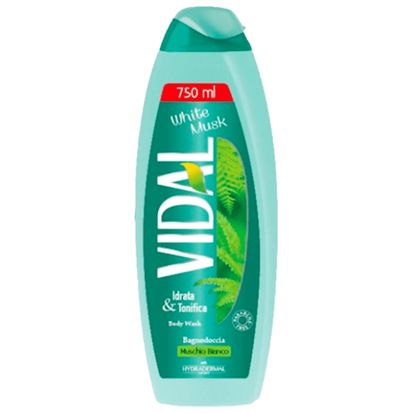 Pena za tuširanje VIDAL beli mošus 750ml 0