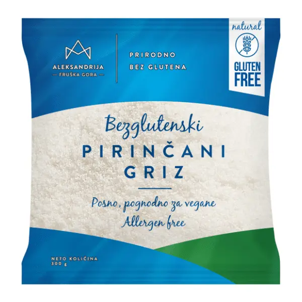 Griz ALEKSANDRIJA pirinčani bez glutena 300g 0