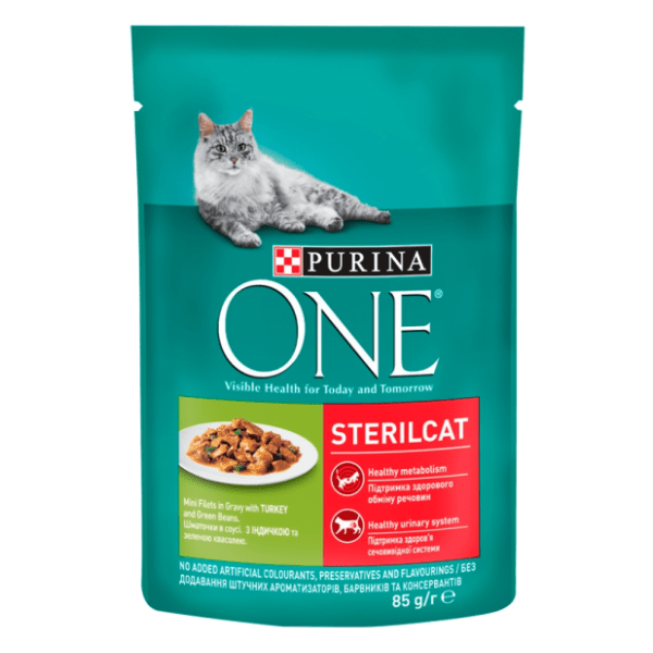 PURINA One hrana za sterilisane mačke ćuretina 85g 0