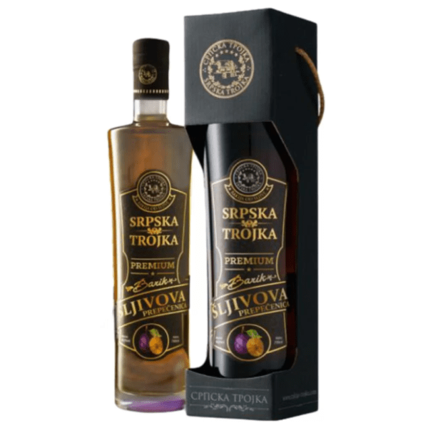 Rakija SRPSKA TROJKA šljivovica barik 0,7l 0