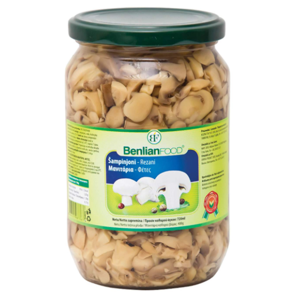 Šampinjoni BENLIAN rezani 690g 0