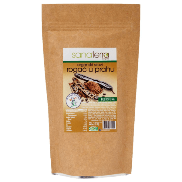 SANATERRA organski rogač u prahu 175g 0
