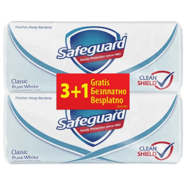 SAFEGUARD classic sapun 90g 3+1 gratis 0