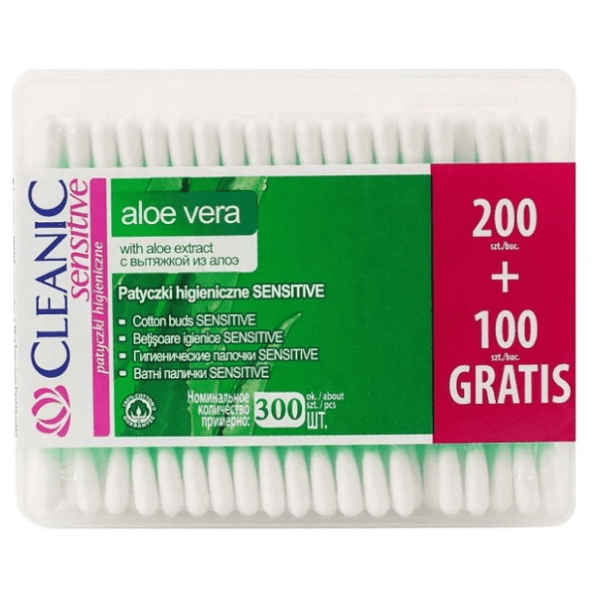 Štapići za uši CLEANIC 200kom+100gratis 0