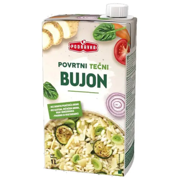 Tečni bujon PODRAVKA od povrća 1l 0
