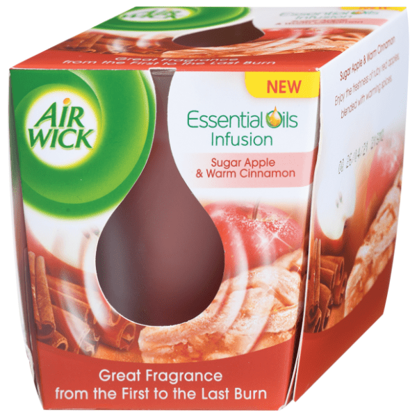Sveća AIR WICK jabuka cimet 105g 0