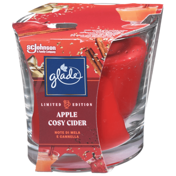 Sveća GLADE apple cosy cider 129g 0