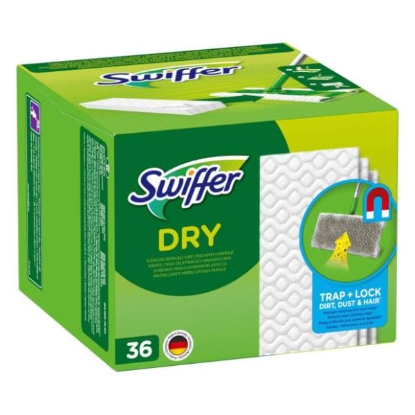 SWIFFER maramice za suvo čišćenje podova 36kom 0