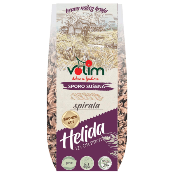 Testenina sa heljdom spirala VOLIM 250g 0
