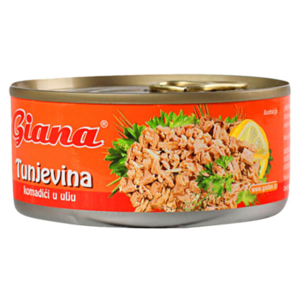 Tunjevina GIANA komadići u ulju 170g 0