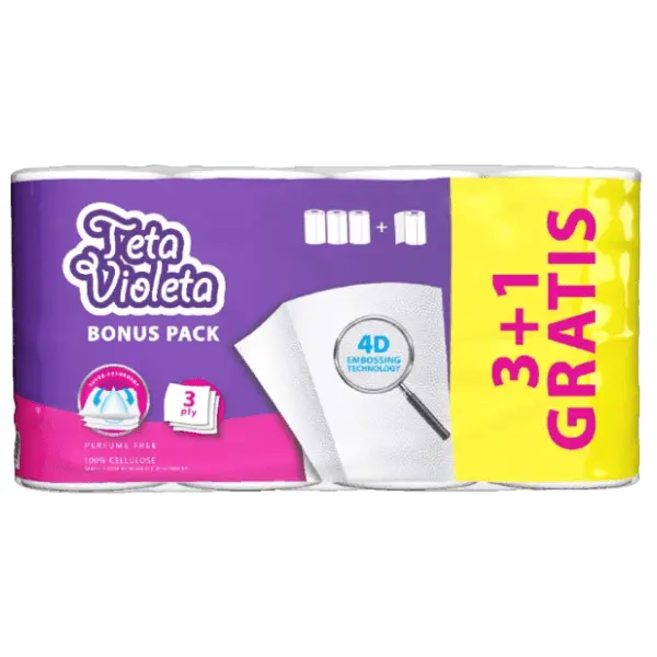 Ubrus VIOLETA 3sloja 3+1gratis 0