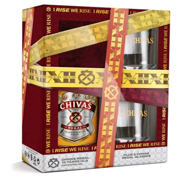 Viski CHIVAS Regal 12 y.o 0,7l + 2čaše 0