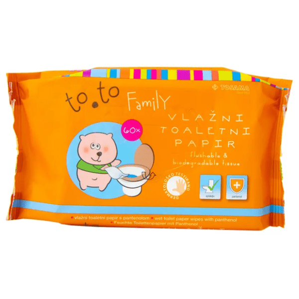Vlažni toalet papir TOSAMA to.to sensitive 60kom 0