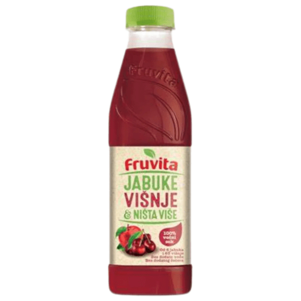 Voćni sok FRUVITA jabuke višnje i ništa više 330ml 0