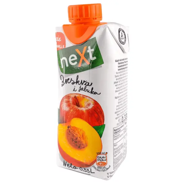 Voćni sok NEXT breskva 330ml 0
