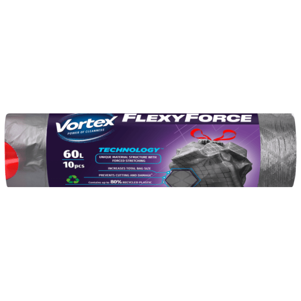 VORTEX kese za smeće flexy 60l 10kom 0