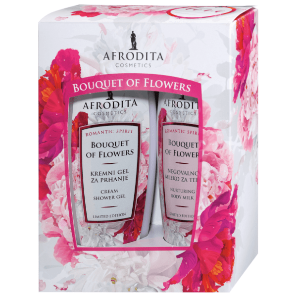 AFRODITA set Bouquet of flowers (gel za tuširanje i mleko za telo) 0