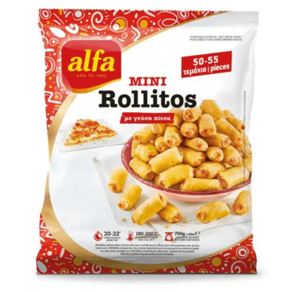 ALFA mini rollitos pizza 750g 0