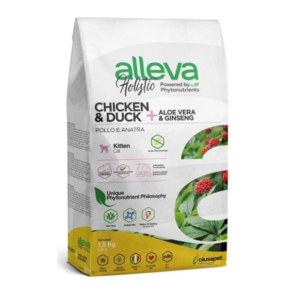 ALLEVA Holistic piletina i pačetina 1,5kg 0
