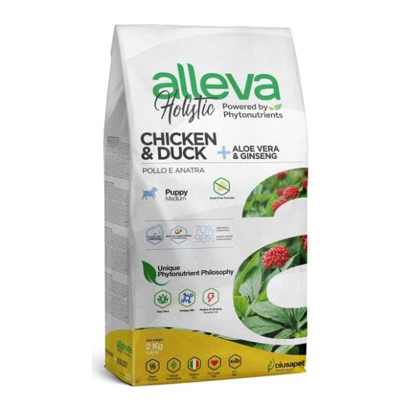 ALLEVA Piletina i pačetina hrana za pse 2kg 0