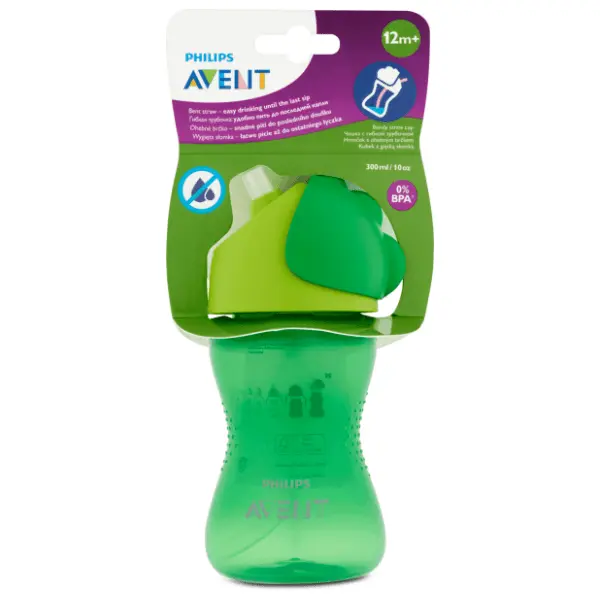 AVENT flašica sa slamčicom 300ml zelena 1
