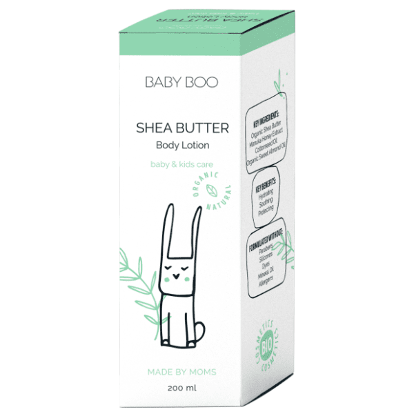 BABY BOO dečiji organski losion za telo shea butter 200ml 0