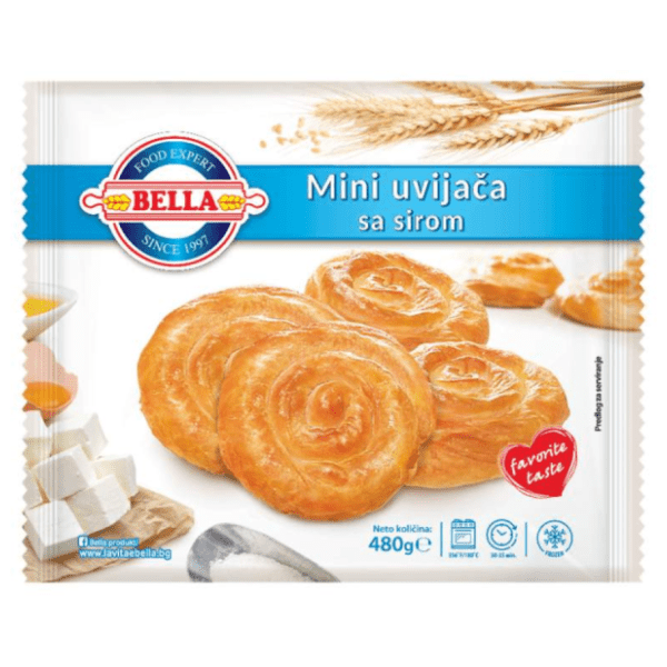 BELLA mini uvijače sa sirom 480g 0