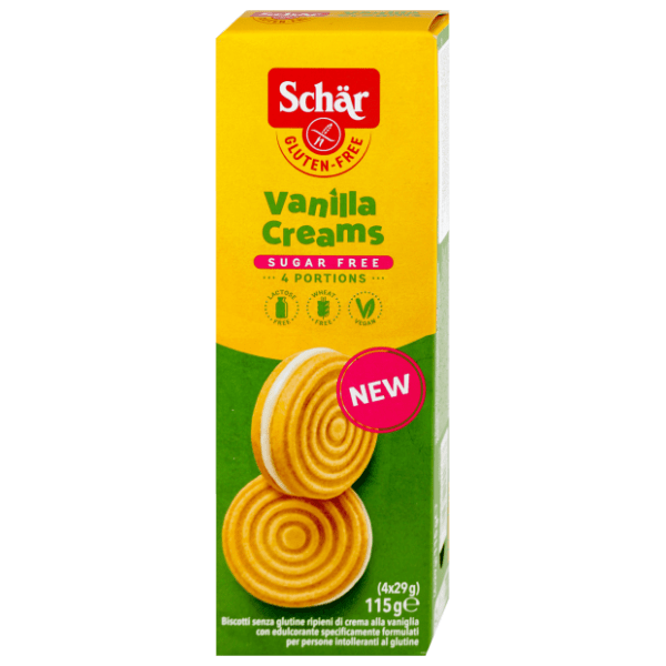 Bezglutenski keks vanila bez šećera SCHAR 115g 0